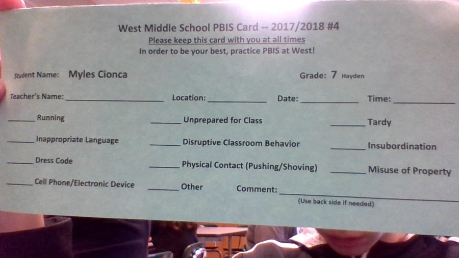 Hold onto those PBIS cards! 