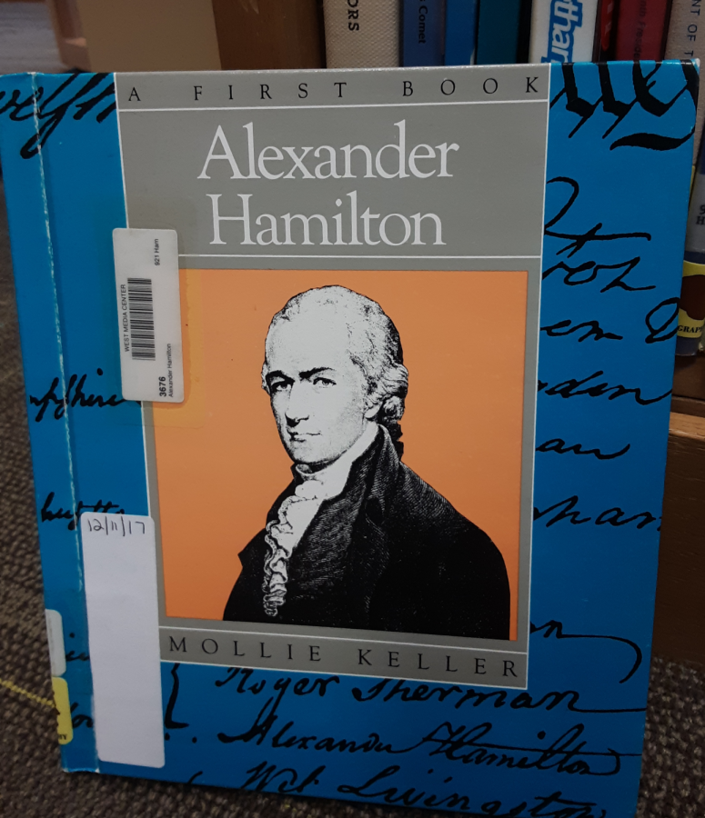 Book cover or Hamilton.