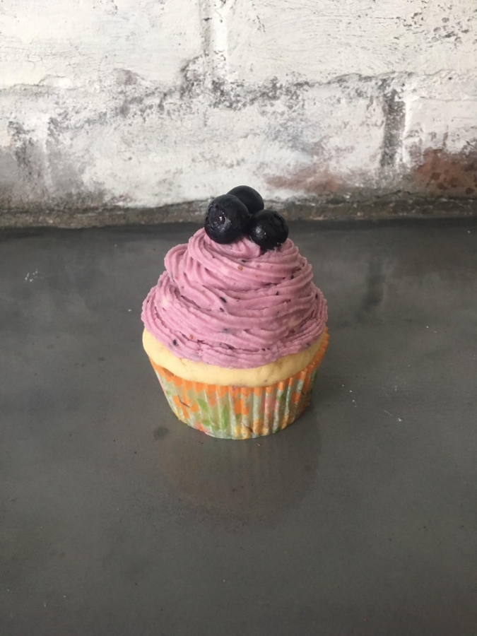 This image is a cupcake.  reactions.
