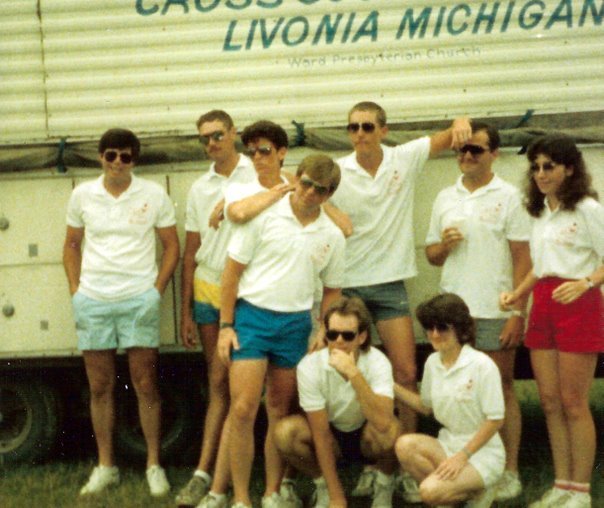 Picture is from Mr. Watsons bike trip. Mr. Watson is standing, second from the right. 