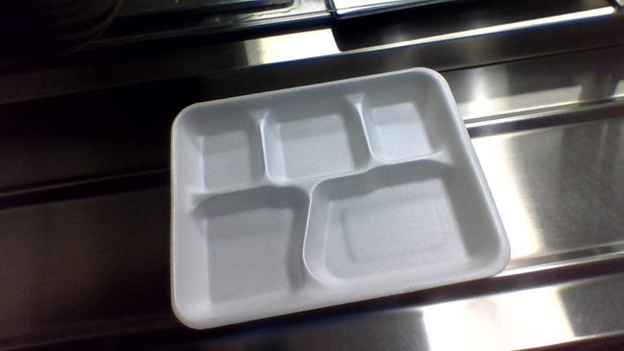 West Middle School should stop using styrofoam lunch trays!