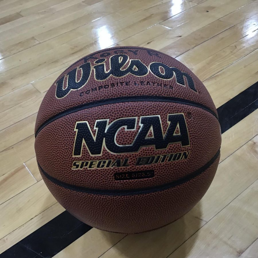 Basketball in West gym. 