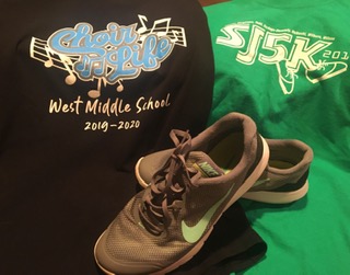 SJ5K Choir and race shirts. 