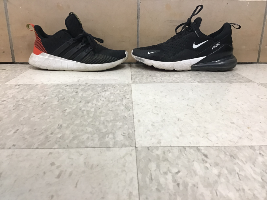 Nike shoes vs. Adidas shoes