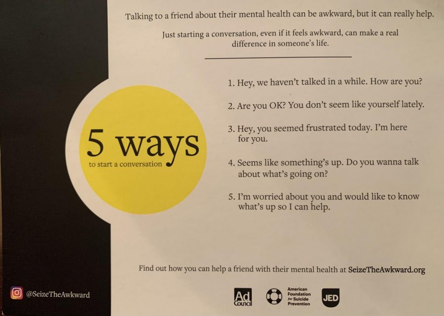 Suicide Prevention pamphlet