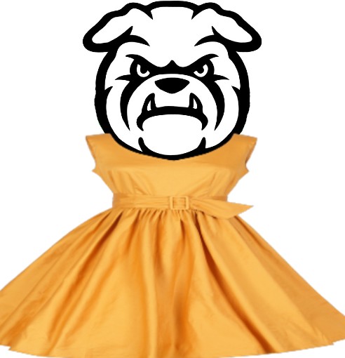 WMS Bulldog in a dress!