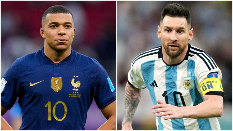 Frances Kylian Mbappe (L) will square off against Argentinas Lionel Messi in the World Cup final on Sunday.
Credit: PA