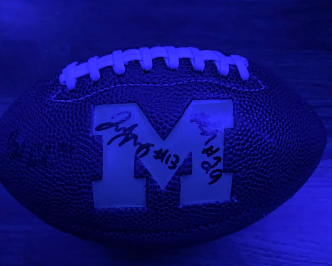 Autographed+Michigan+Football.