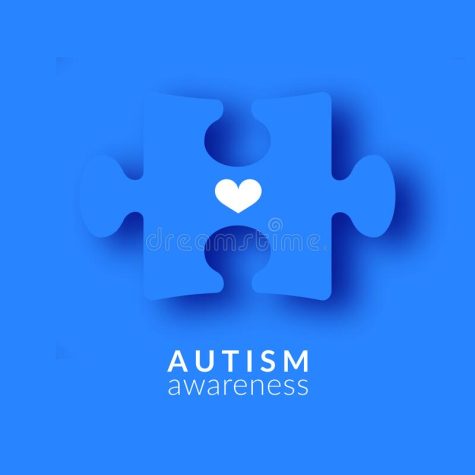 This is the autism awareness symbol. Autism Awareness is in April. 