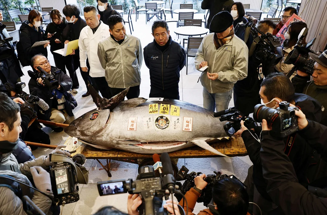 Sushi restaurant buys tuna for $1.3 million.