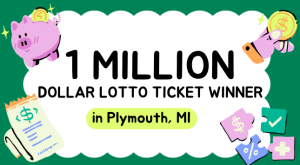 Million Dollar Lotto Ticket Winner in Plymouth, MI