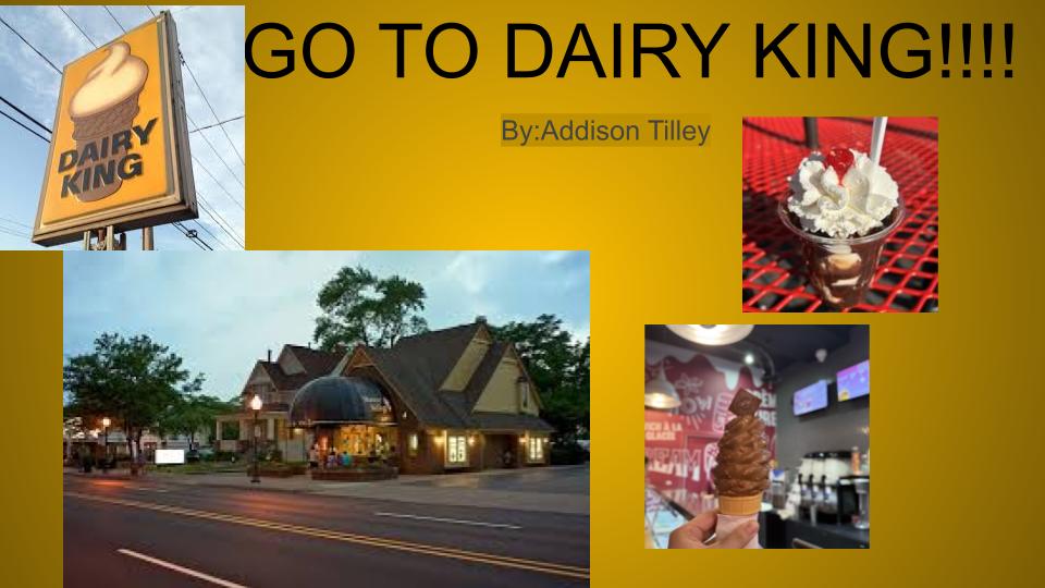 DAIRY KING  IS OPEN for the season-Get Your Iconic Sweet  Treat